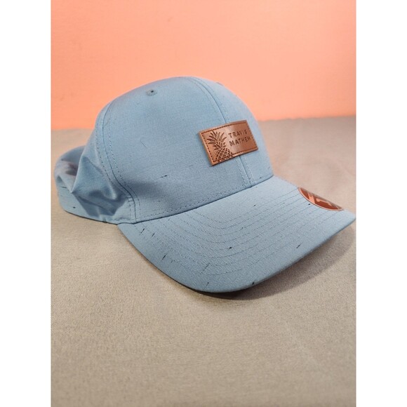 Men's Travis Mathew Pineapple Parade Snapback Golf Hat One Size Coronet Blue - Picture 2 of 5